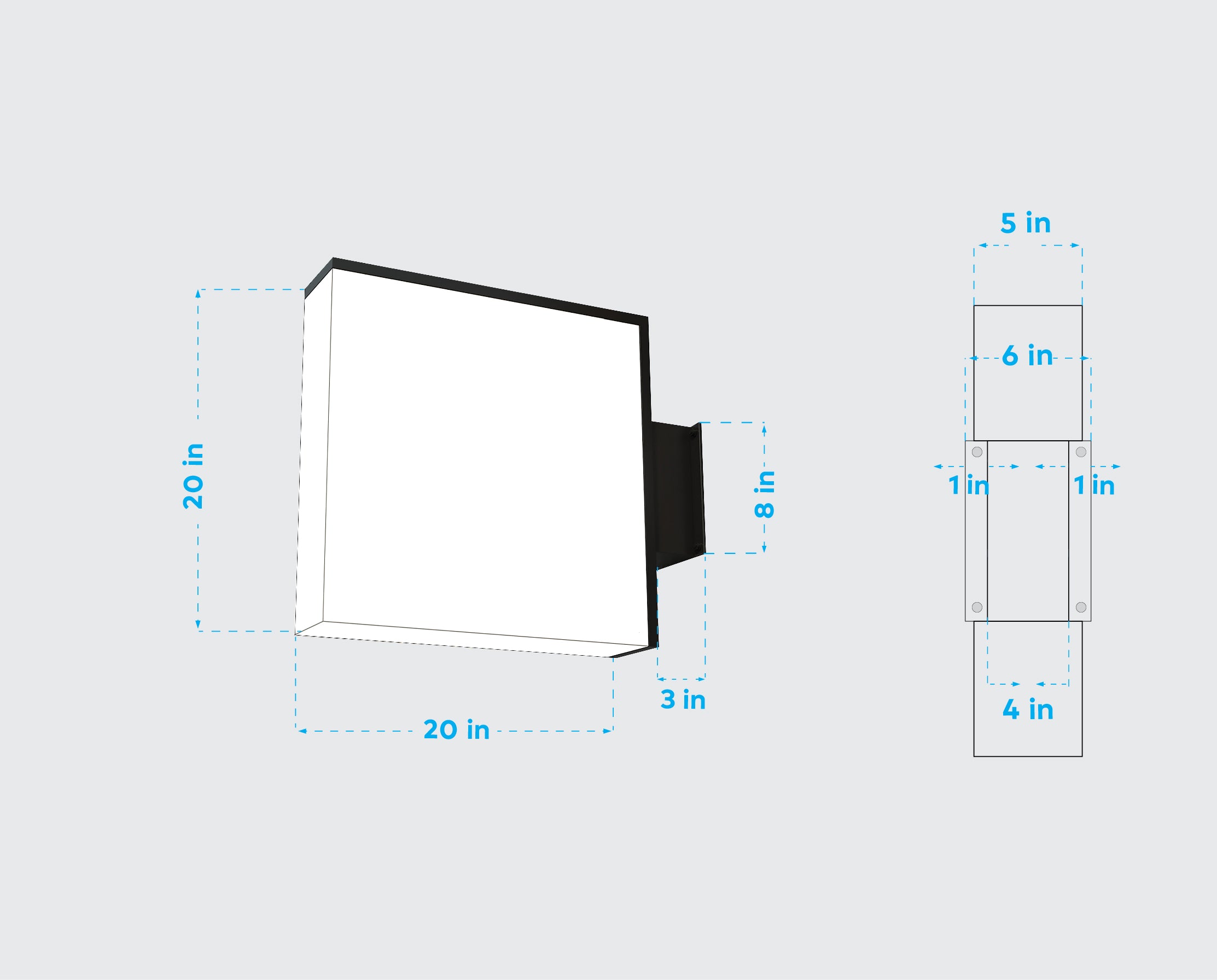 "Lumin" Acrylic LED Light Box