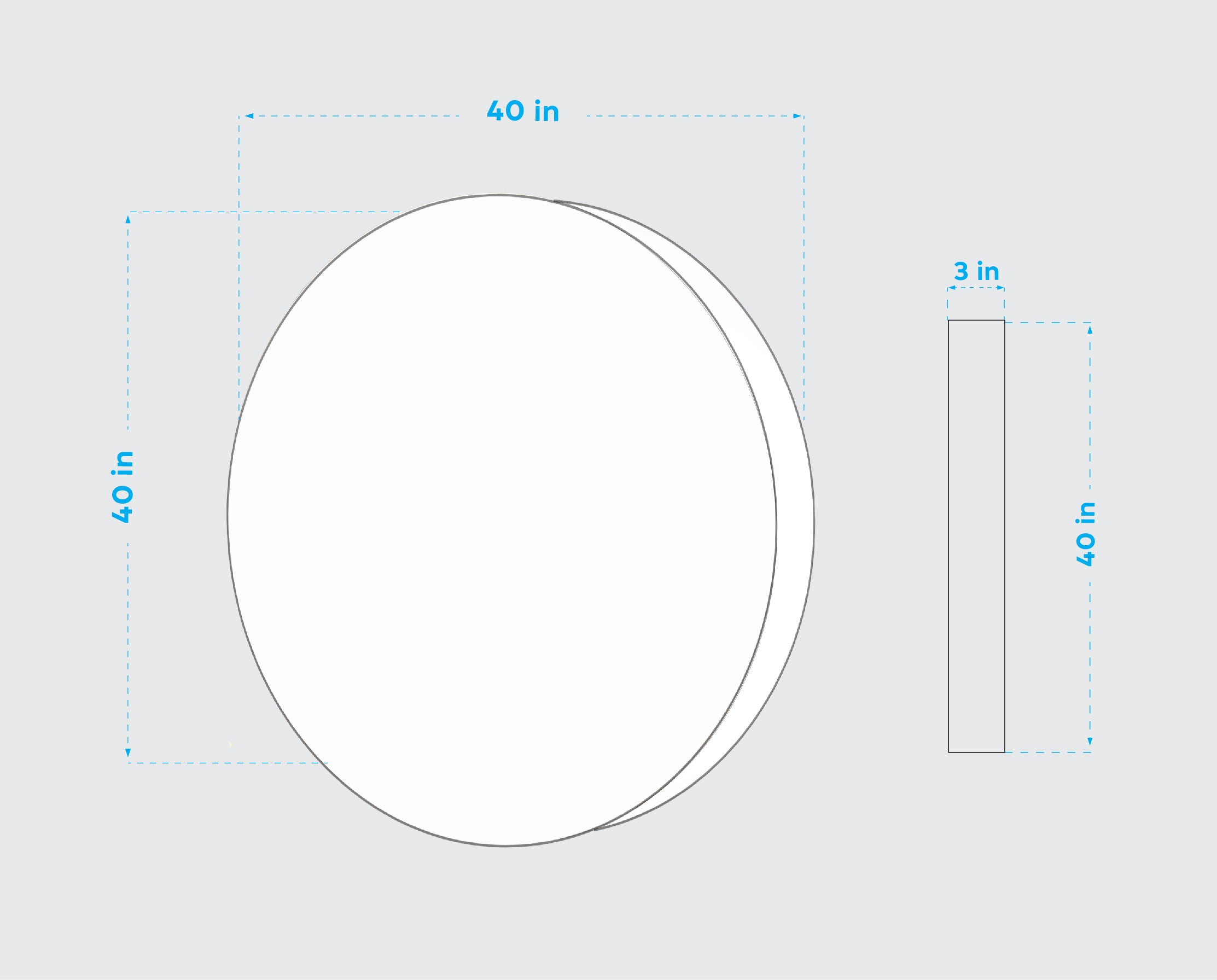 "Glowify" Acrylic Round Light Box